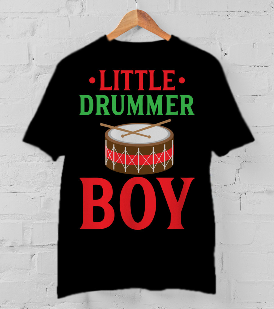 Little Drummer Boy Classic Christmas Drum T-Shirt