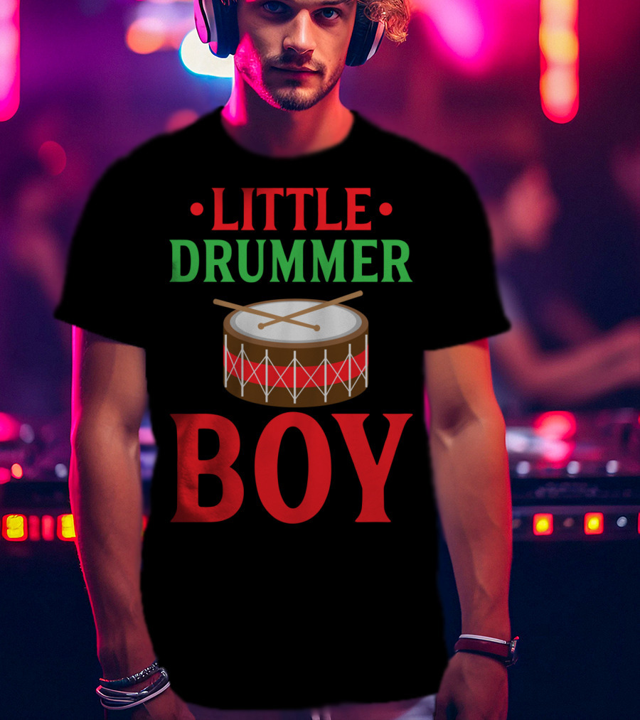 Little Drummer Boy Classic Christmas Drum T-Shirt