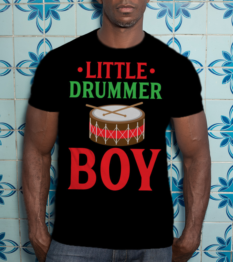 Little Drummer Boy Classic Christmas Drum T-Shirt