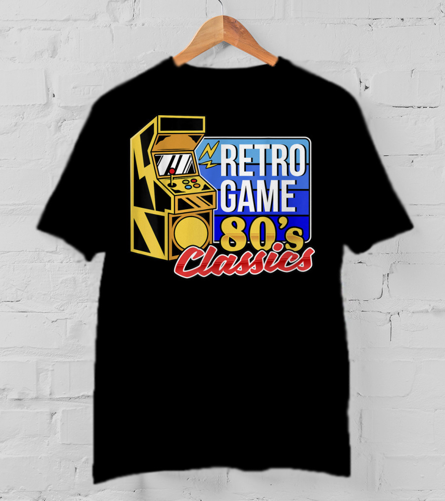 Retro Game 80's Classics Arcade Machine T-Shirt