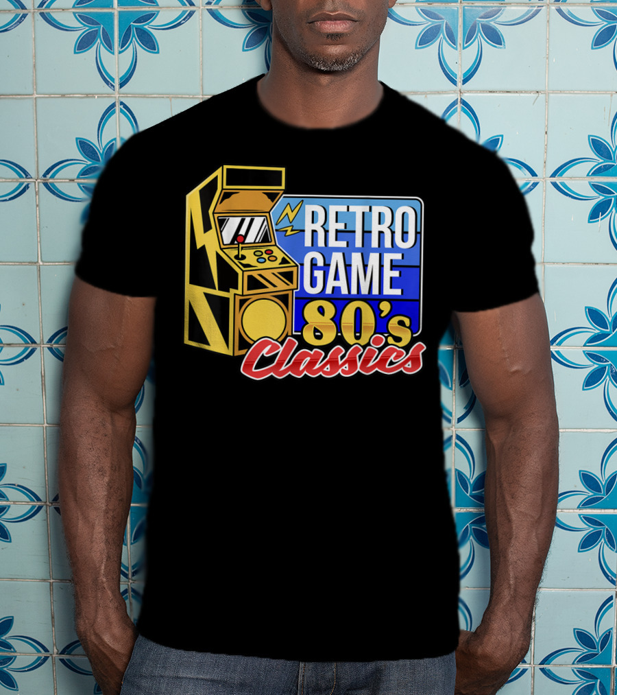 Retro Game 80's Classics Arcade Machine T-Shirt