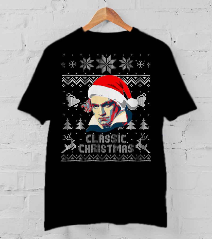 Ludwig Van Beethoven Classic Christmas T-Shirt