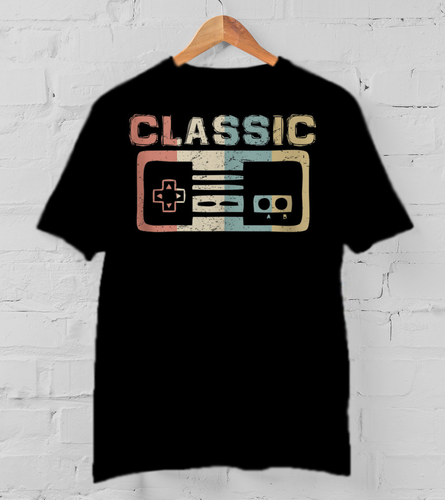 Classic Retro Gaming Controller T-Shirt