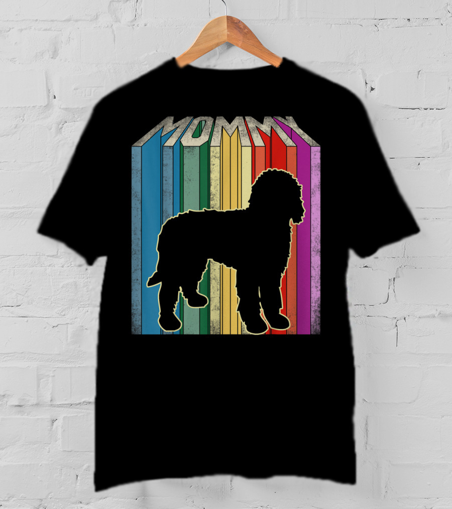Rainbow Mommy Doodle Dog T-Shirt