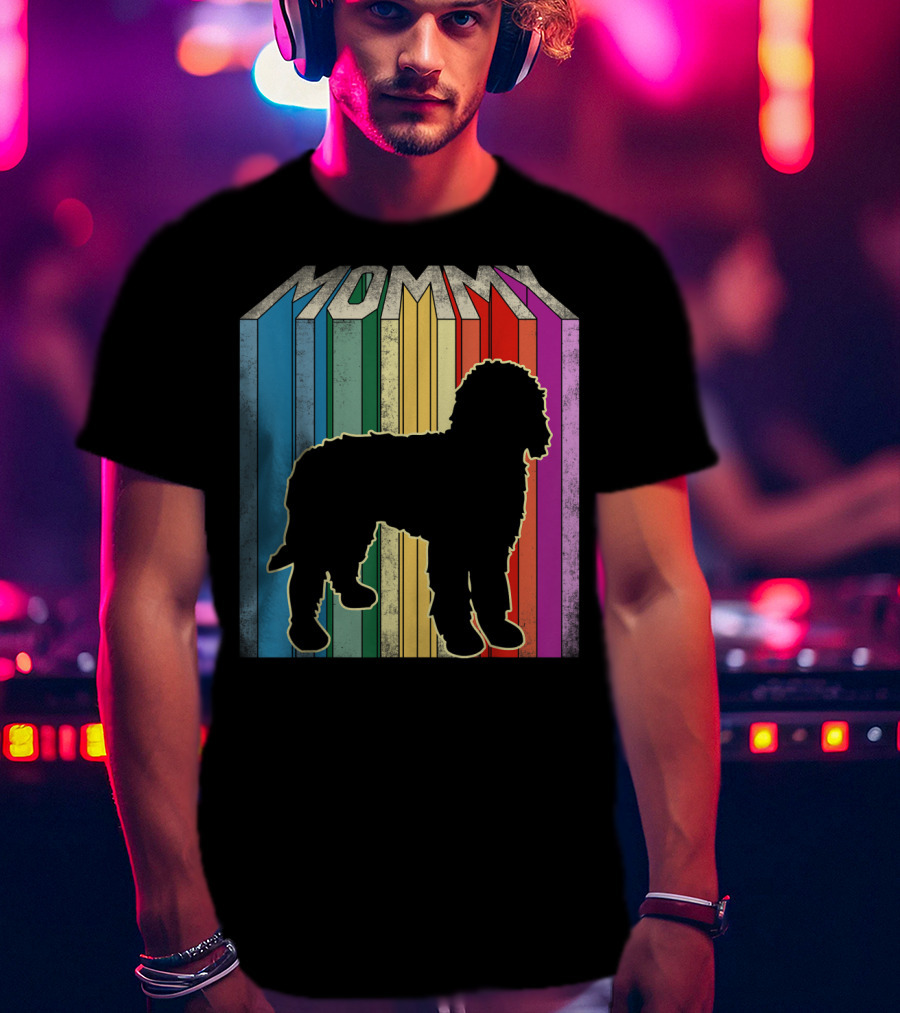 Rainbow Mommy Doodle Dog T-Shirt