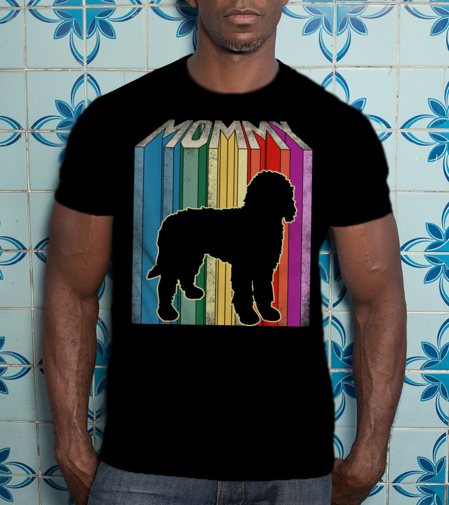 Rainbow Mommy Doodle Dog T-Shirt