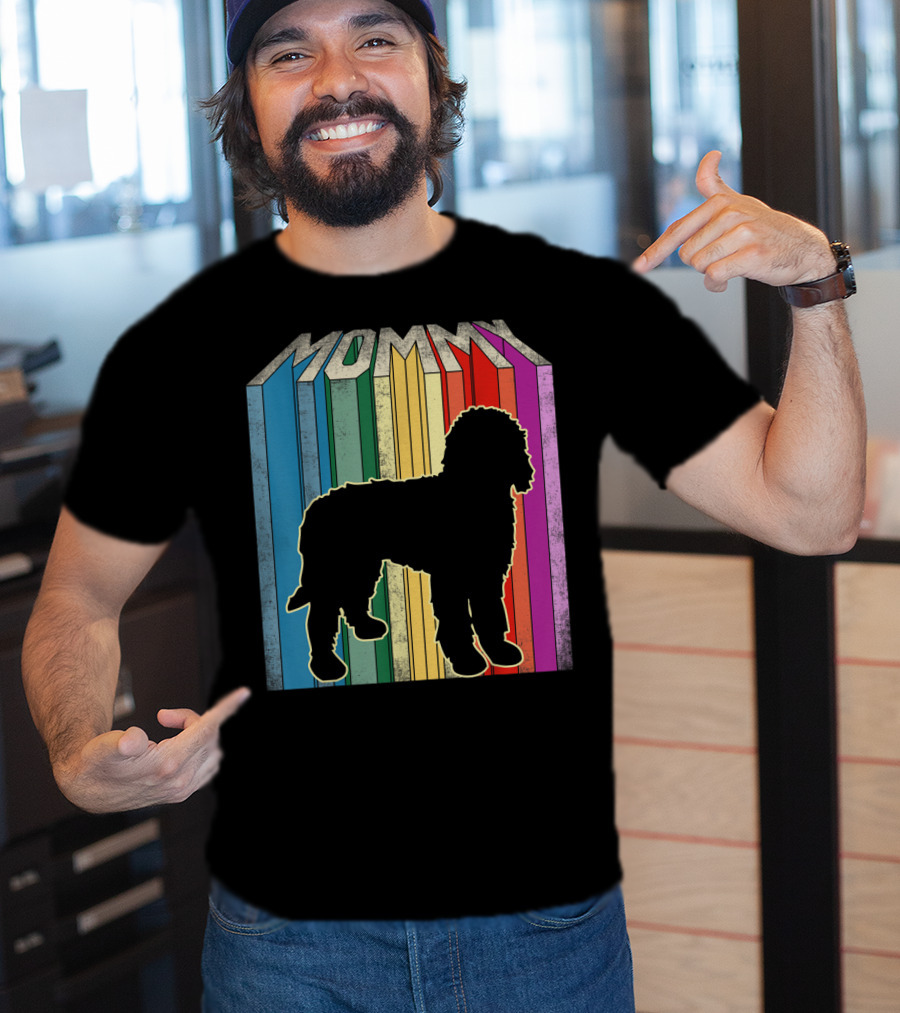Rainbow Mommy Doodle Dog T-Shirt
