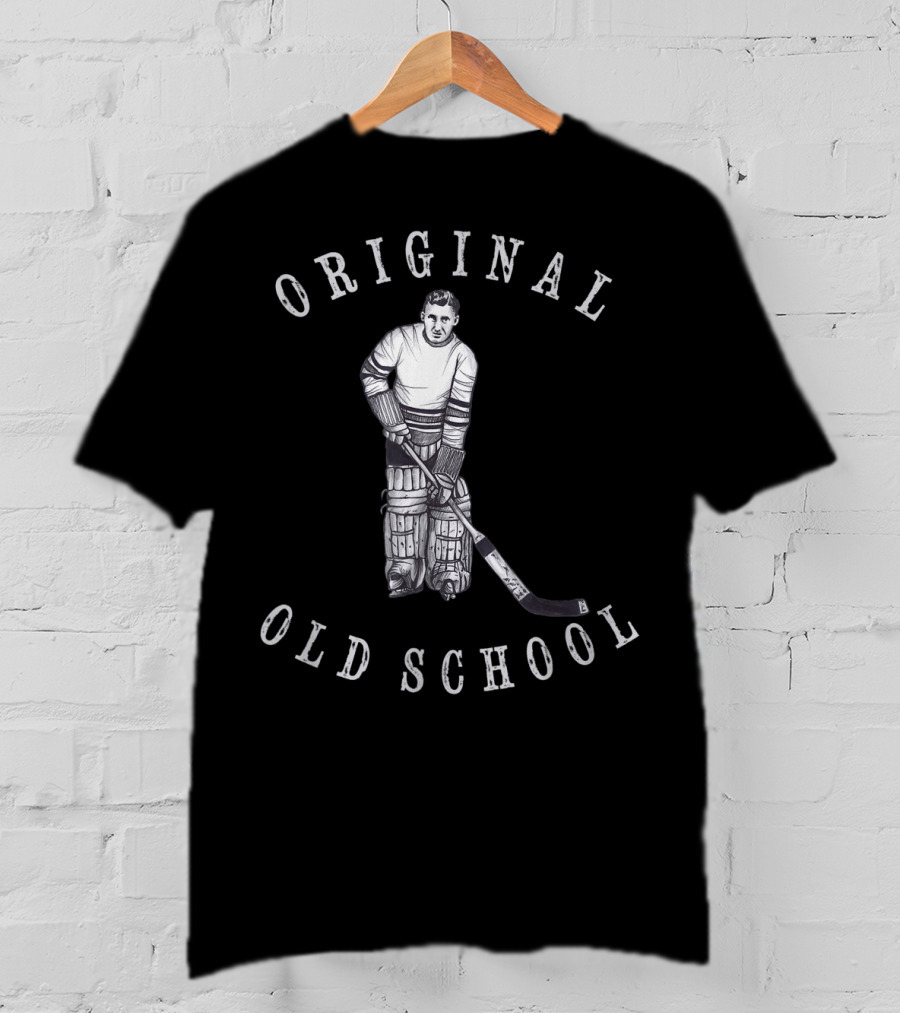 Original Old School Hockey Goalie Vintage Era T-Shirt
