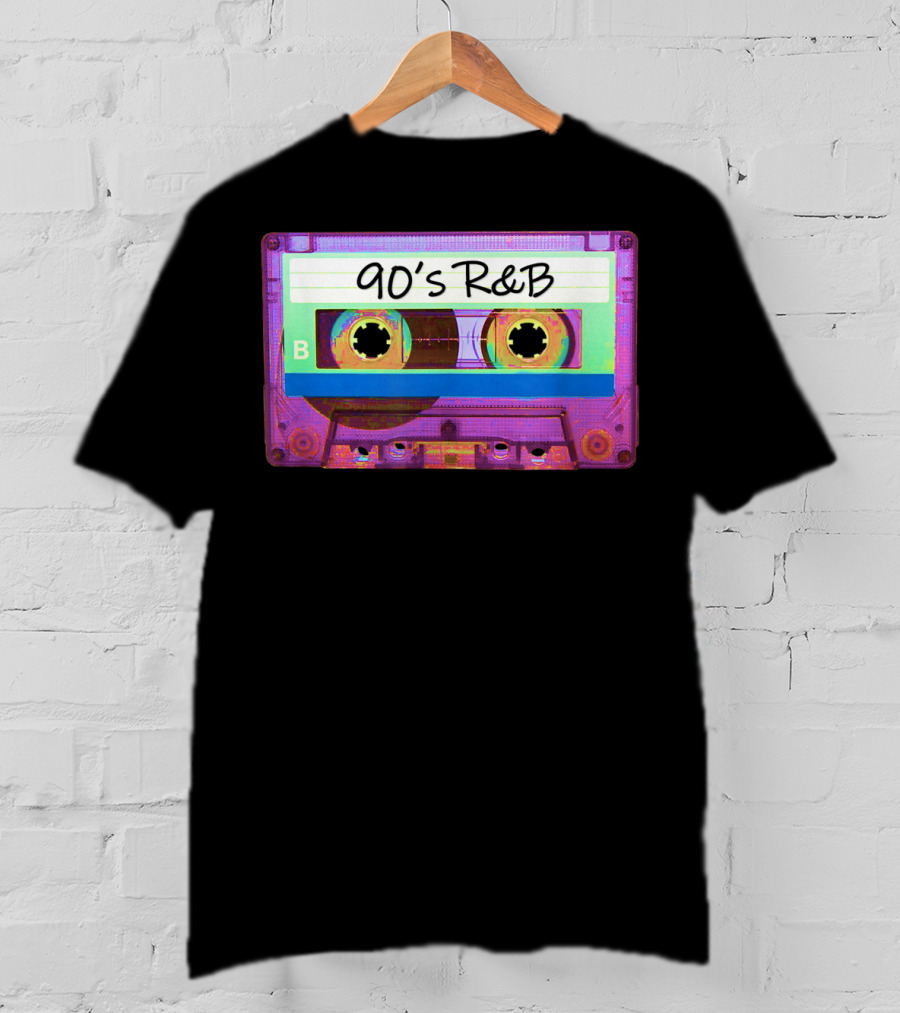 90's R&B Cassette Tape Retro Vibe T-Shirt