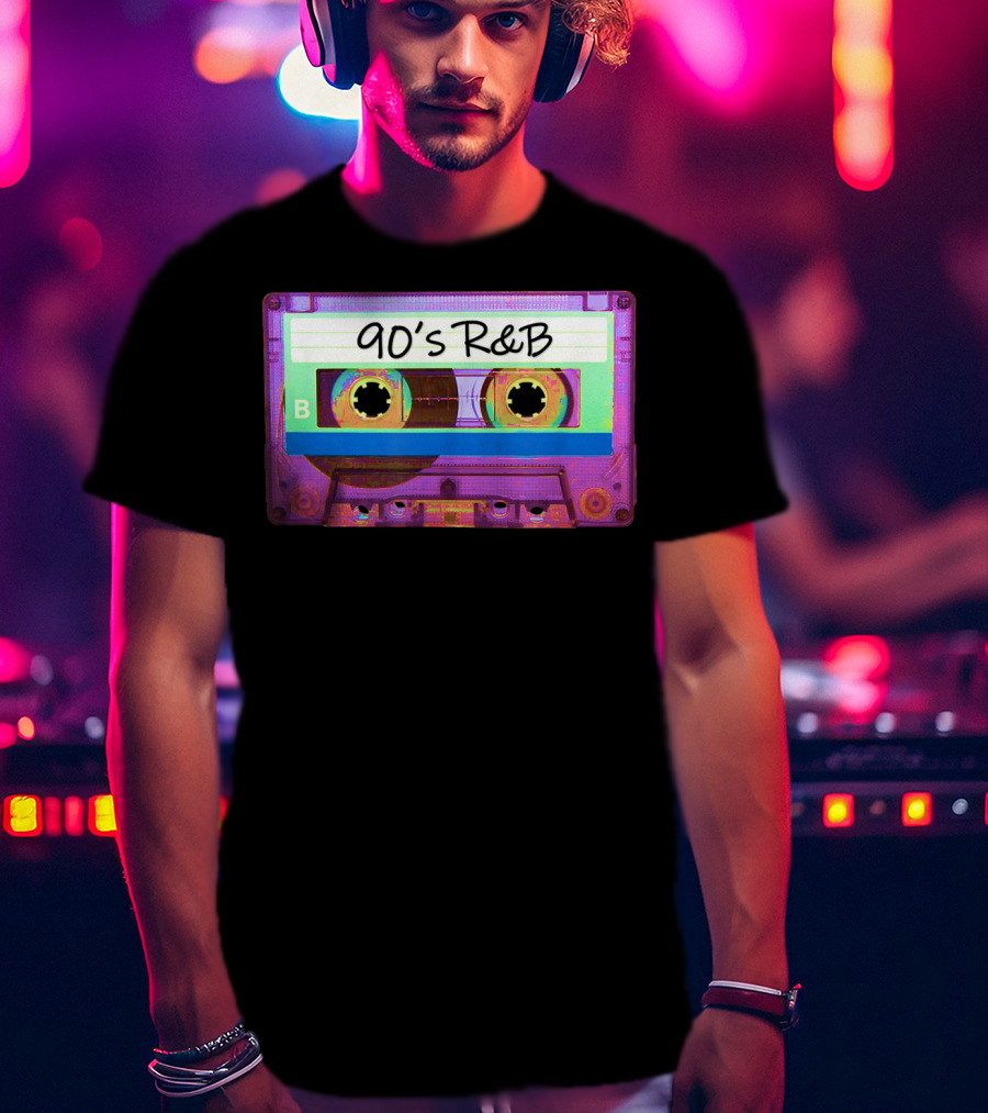 90's R&B Cassette Tape Retro Vibe T-Shirt
