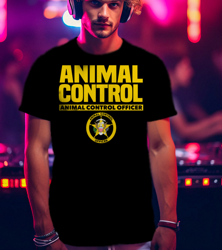 Animal Control Officer Public Safety Badge Seal T-Shirt
