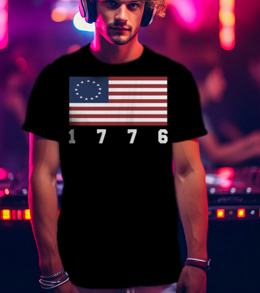 American Patriots 1776 Betsy Ross Flag T-Shirt