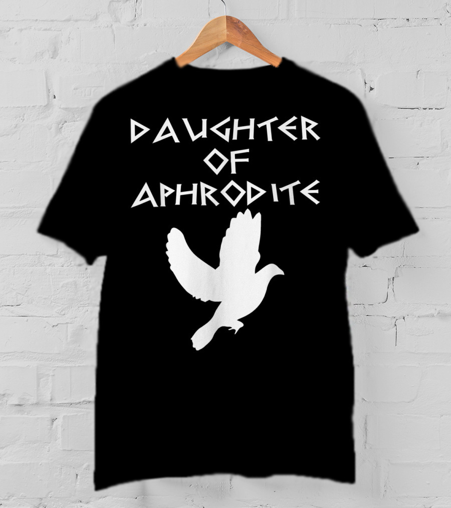 Daughter Of Aphrodite Graphic With Dove T-Shirt