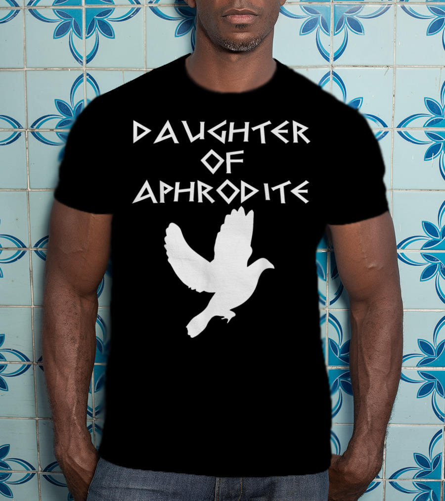 Daughter Of Aphrodite Graphic With Dove T-Shirt