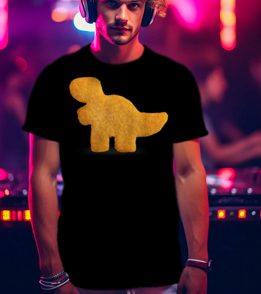 Dino T-Rex Chicken Nugget Funny Dinosaur T-Shirt