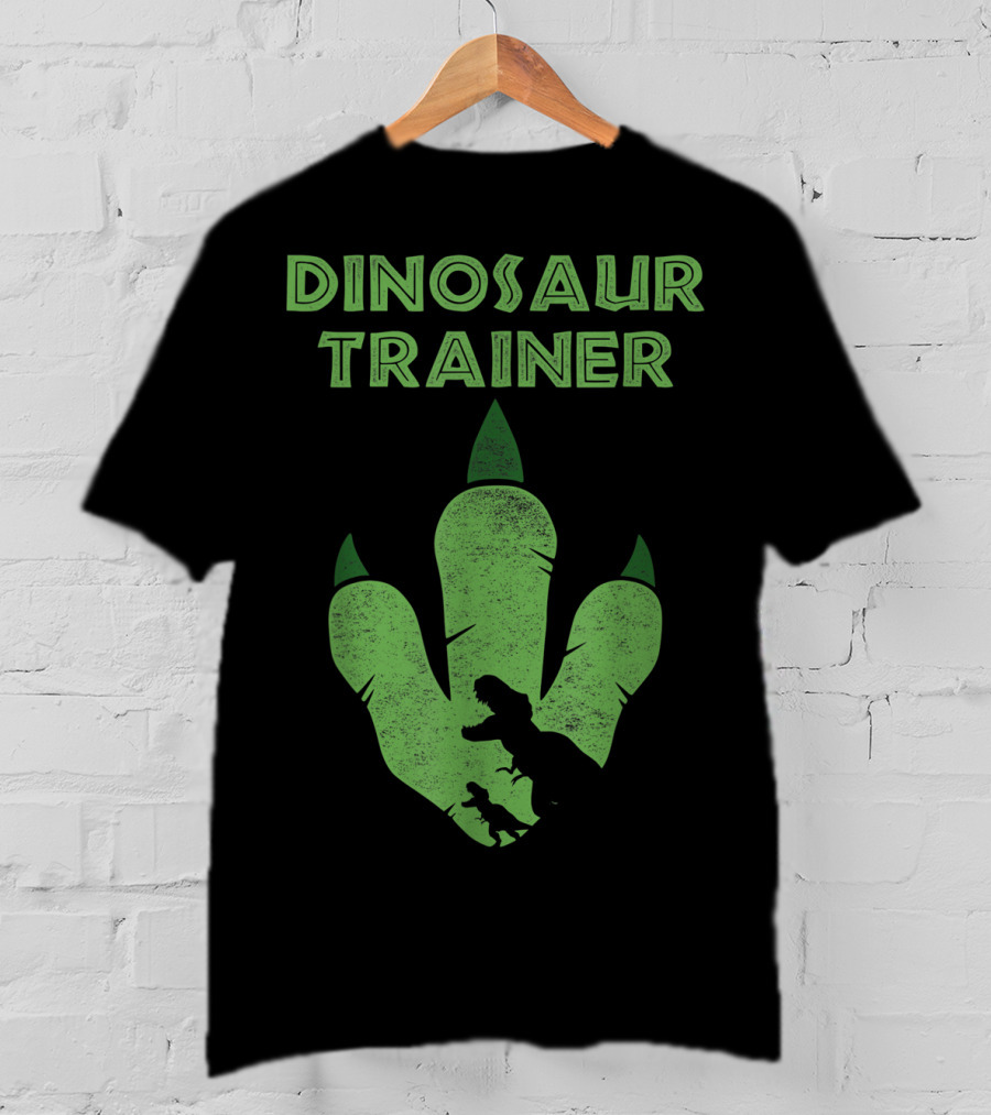 Dinosaur Trainer Big Jurassic Footprint With T-Rex T-Shirt