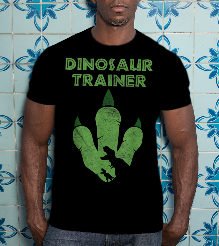 Dinosaur Trainer Big Jurassic Footprint With T-Rex T-Shirt