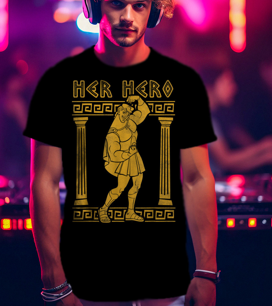 Disney Hercules Her Hero Valentine's Day T-Shirt