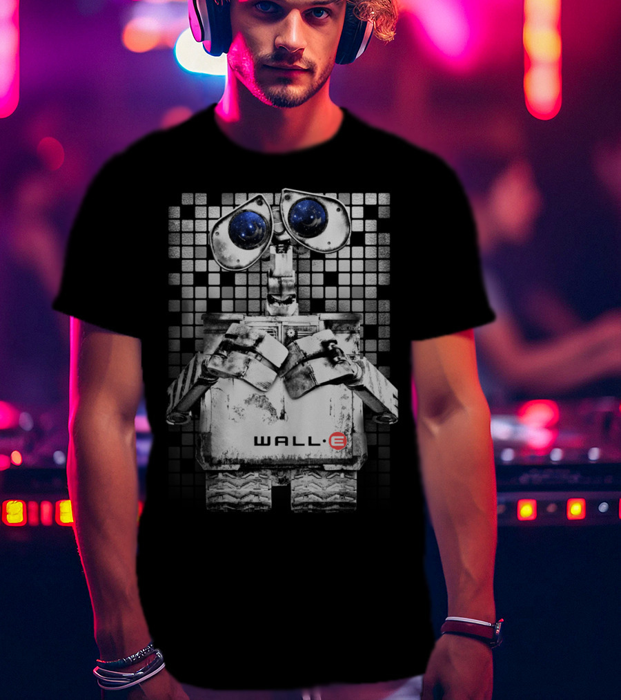 WALL-E Disney Pixar Robot Tile T-Shirt