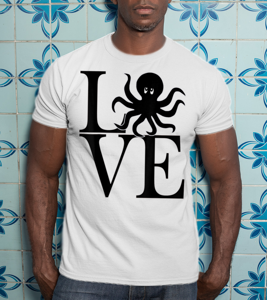 LOVE Octopus Dive Dive Dive T-Shirt