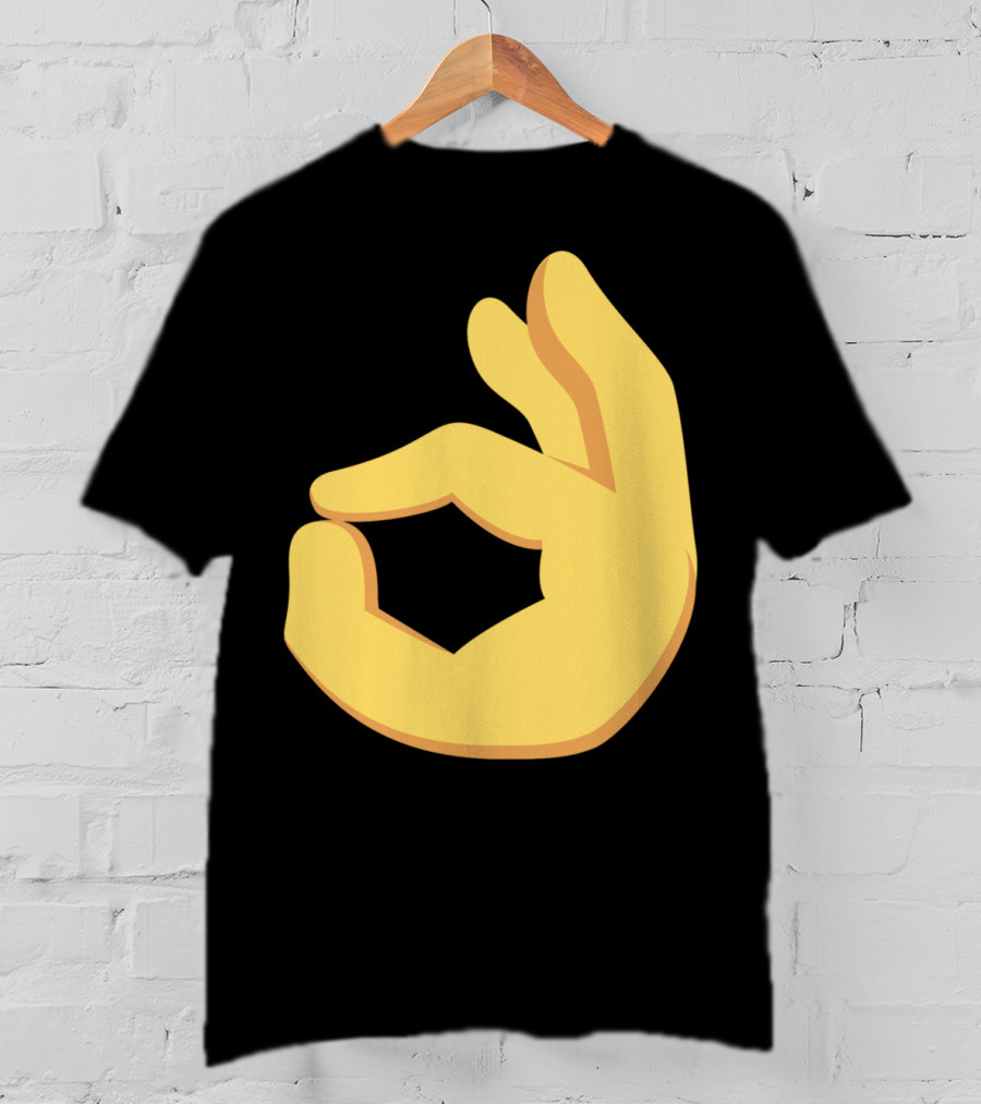 Emoji Ok Hand Sign Okay Yes Dank T-Shirt
