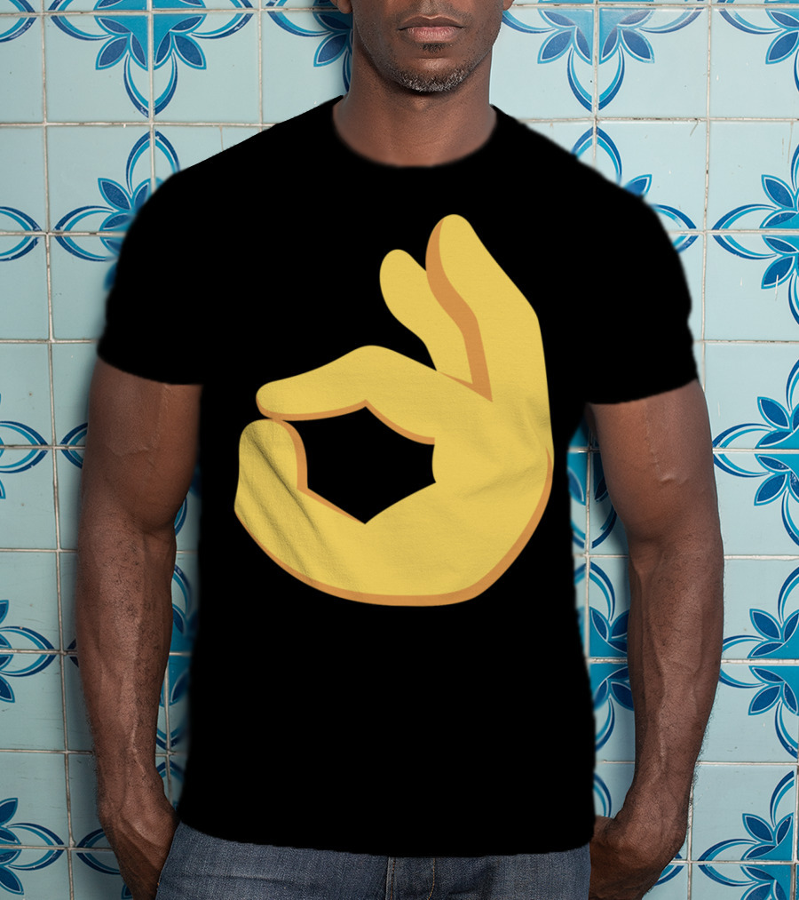 Emoji Ok Hand Sign Okay Yes Dank T-Shirt