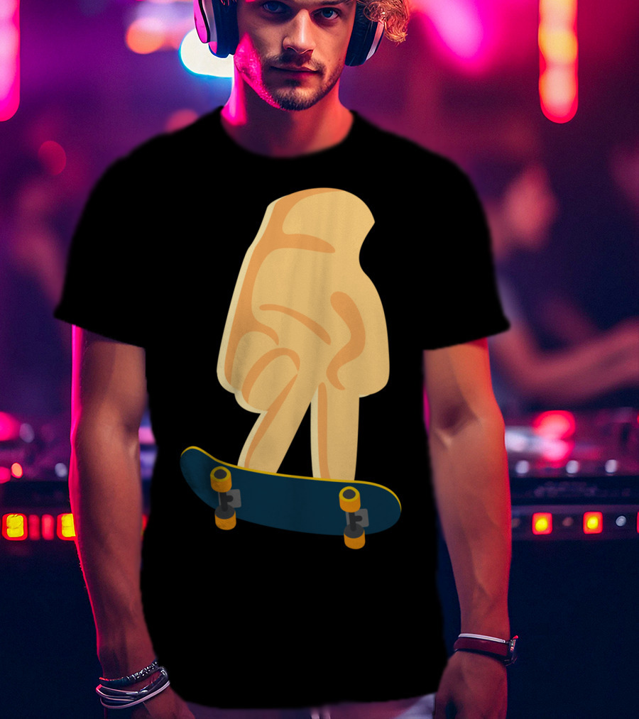 Fingerboard Skateboard Finger Skating Skateboard Board T-Shirt