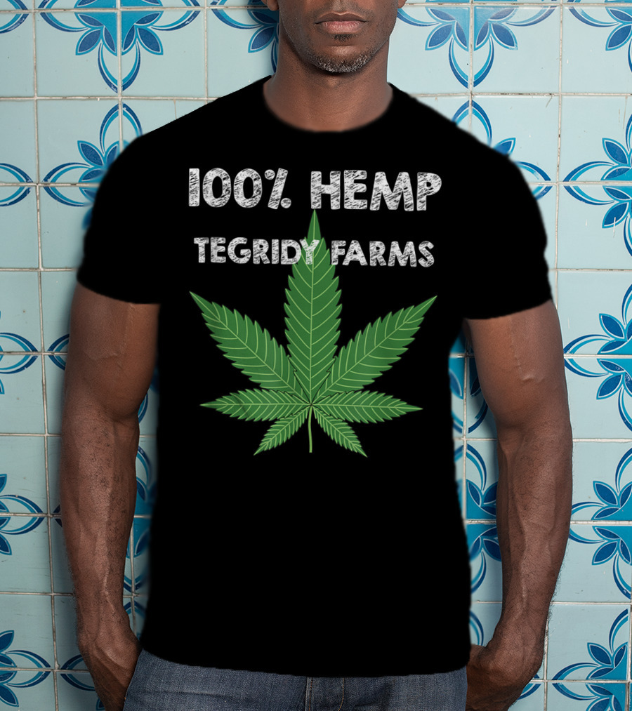100% Hemp Tegridy Farms Leaf Comedy T-Shirt
