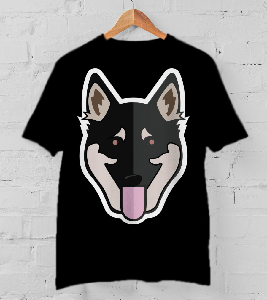 German Shepherd Dog Face T-Shirt