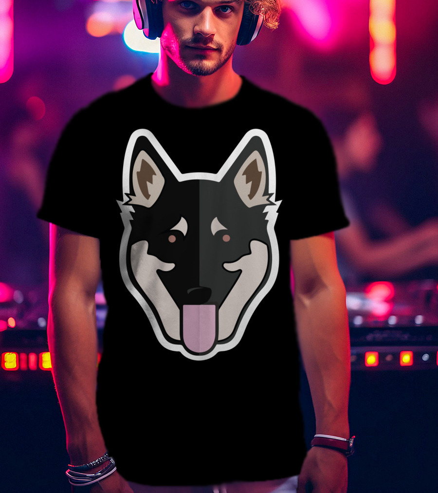 German Shepherd Dog Face T-Shirt