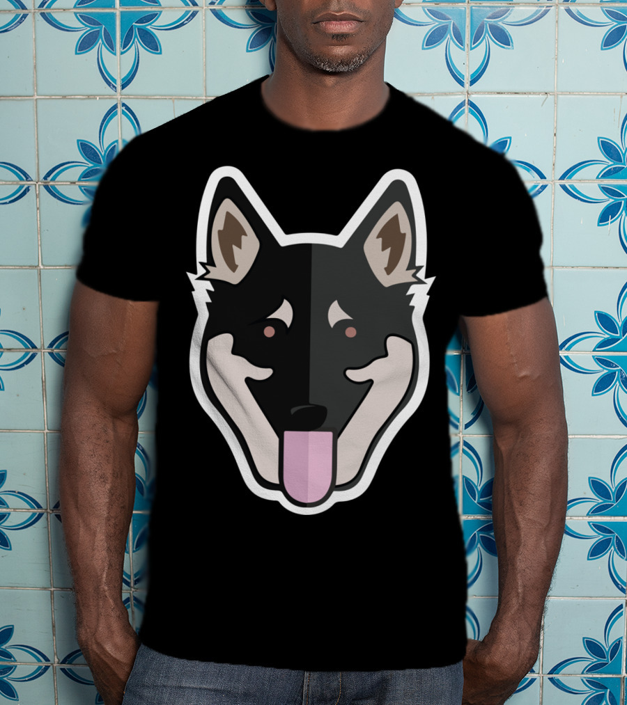 German Shepherd Dog Face T-Shirt