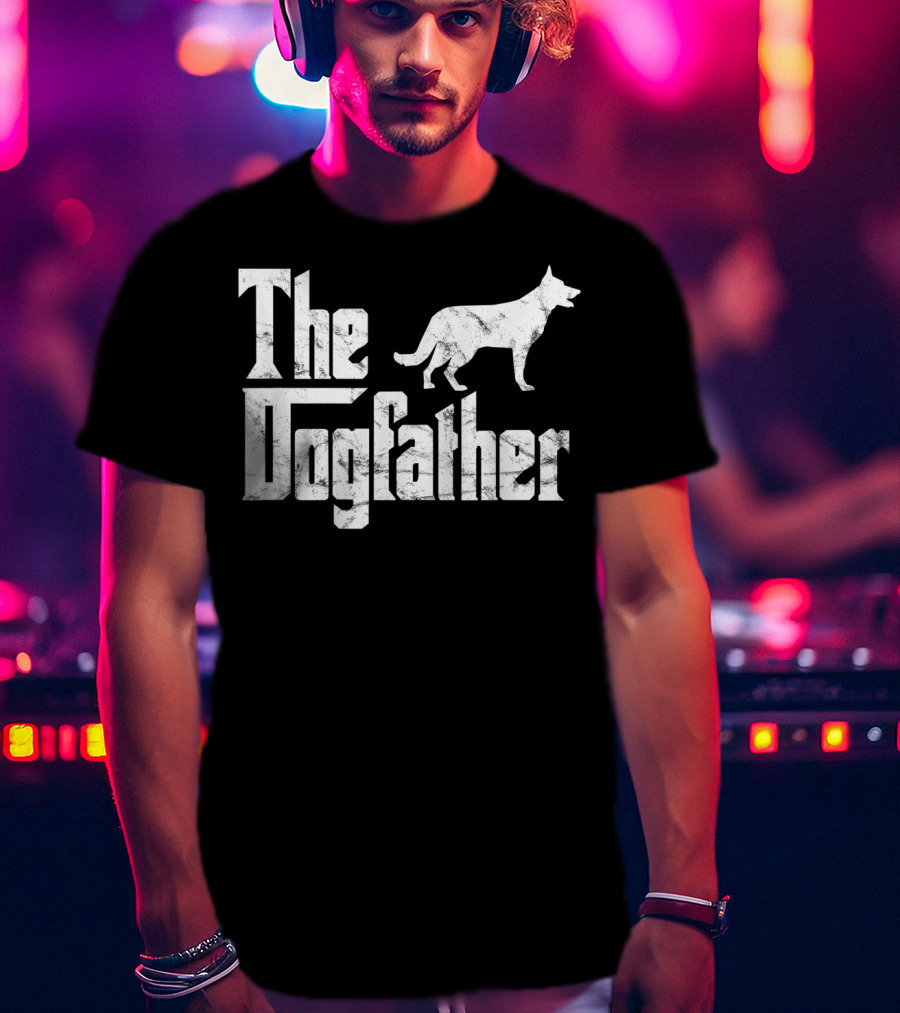 German Shepherd The Dogfather Funny Dog Owner T-Shirt