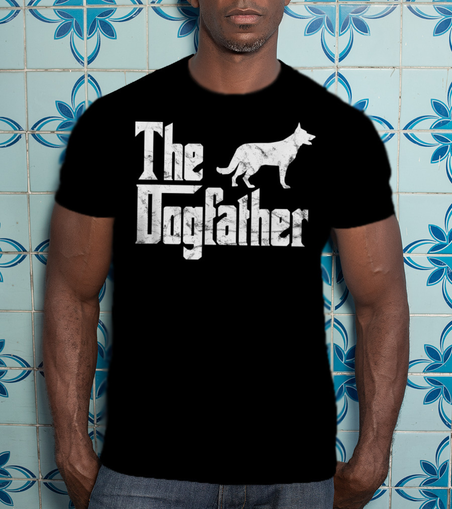 German Shepherd The Dogfather Funny Dog Owner T-Shirt