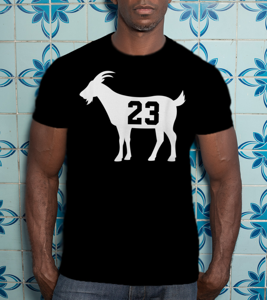 Goat 23 MJ Greatest Of All Time Basketball Legend Iconic Number T-Shirt