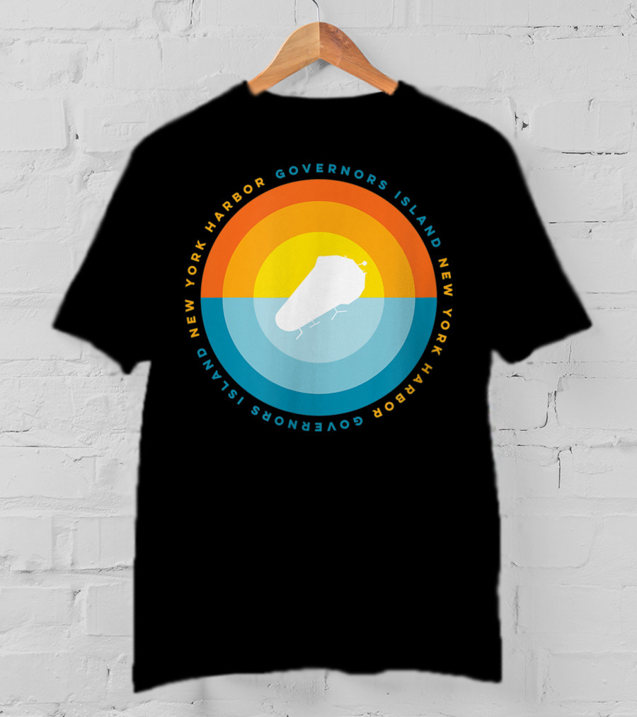 Governors Island New York Harbor Sunset T-Shirt