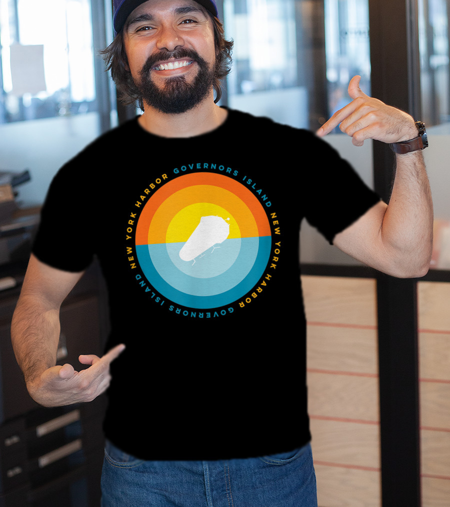 Governors Island New York Harbor Sunset T-Shirt