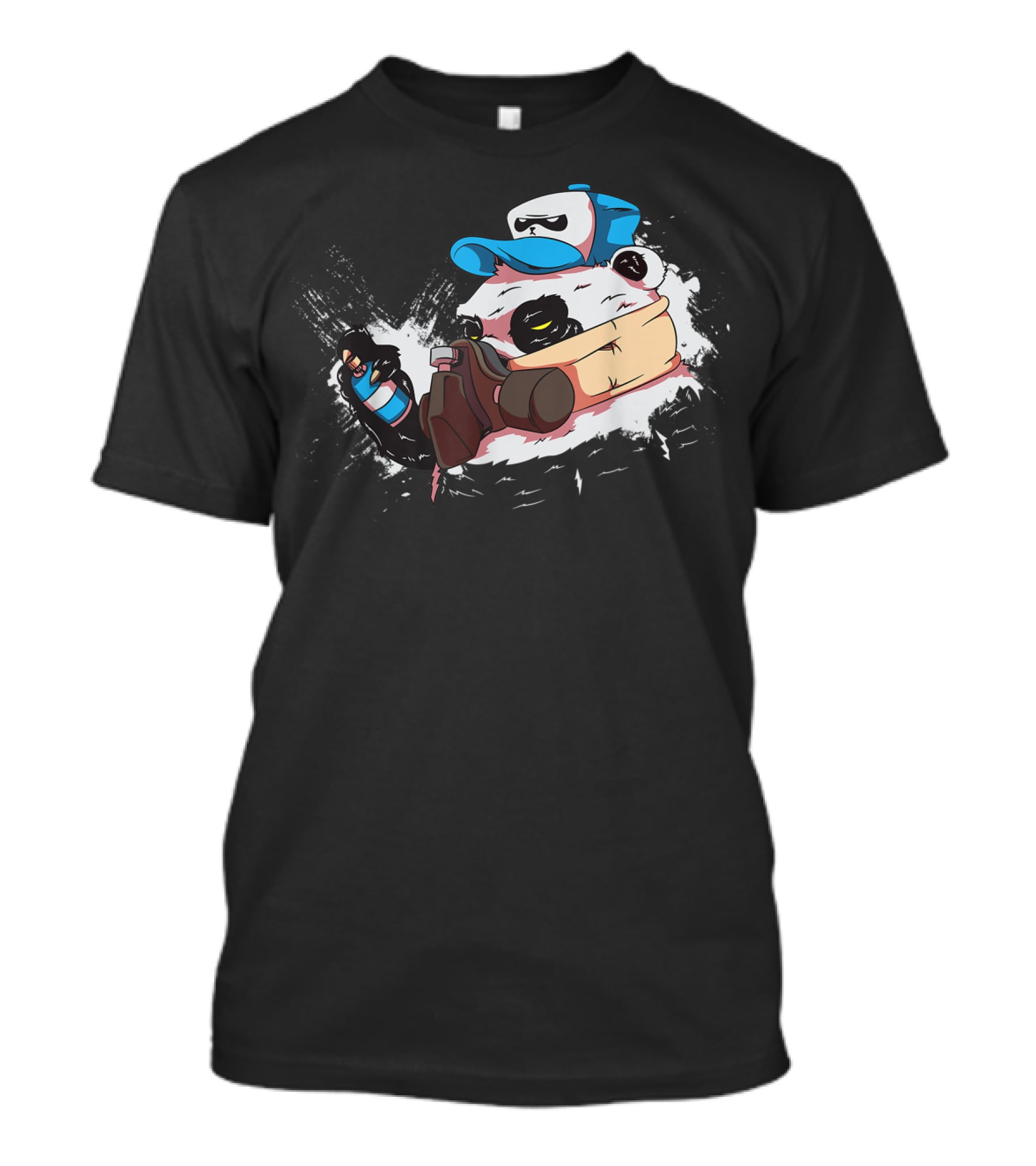Graffiti Ar Spray Paint Character Collection T-Shirt