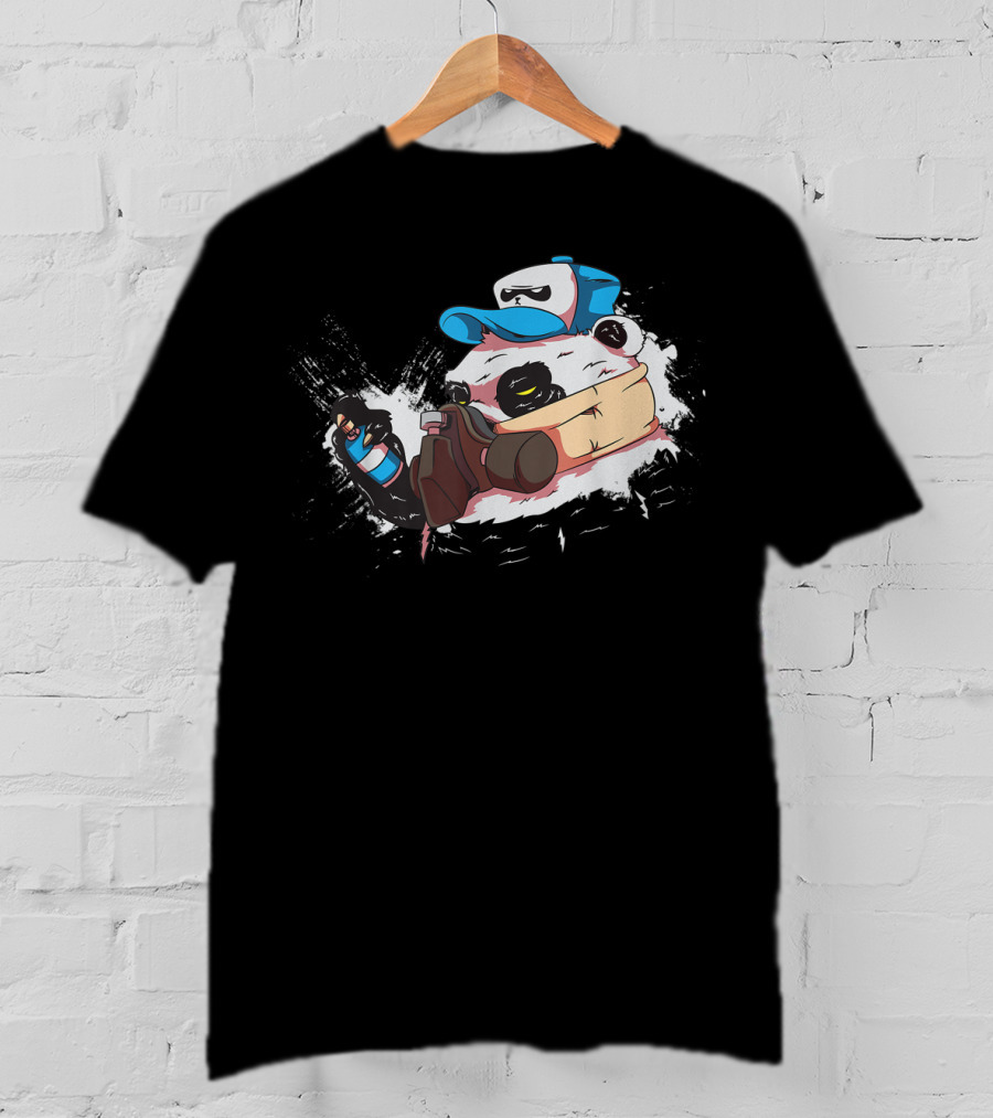 Graffiti Ar Spray Paint Character Collection T-Shirt