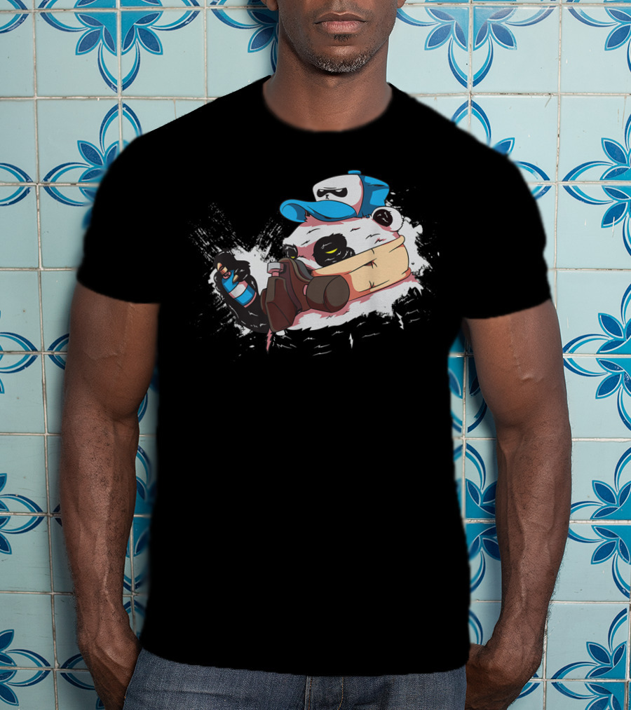 Graffiti Ar Spray Paint Character Collection T-Shirt