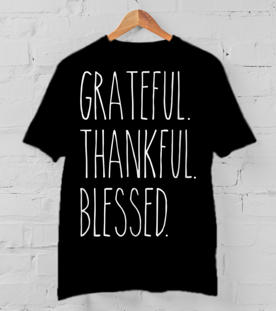 Grateful Thankful Blessed Dunn Coffee Appreciation T-Shirt