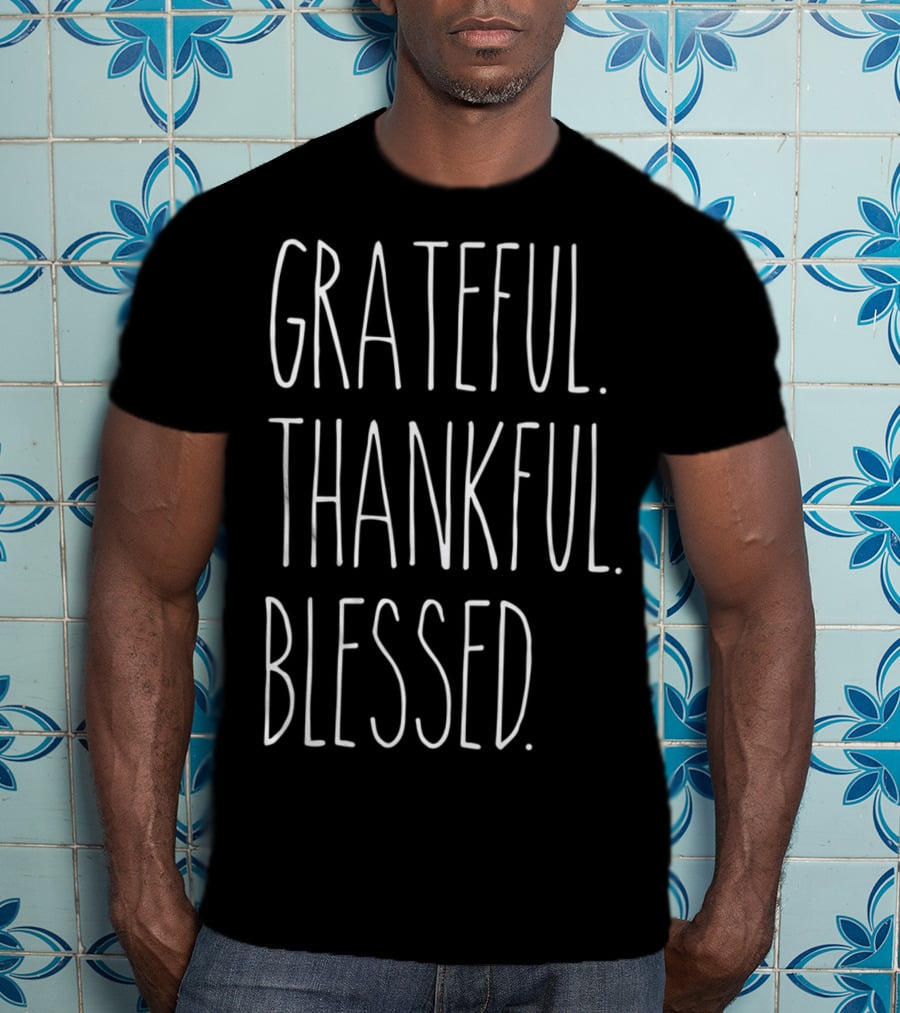 Grateful Thankful Blessed Dunn Coffee Appreciation T-Shirt