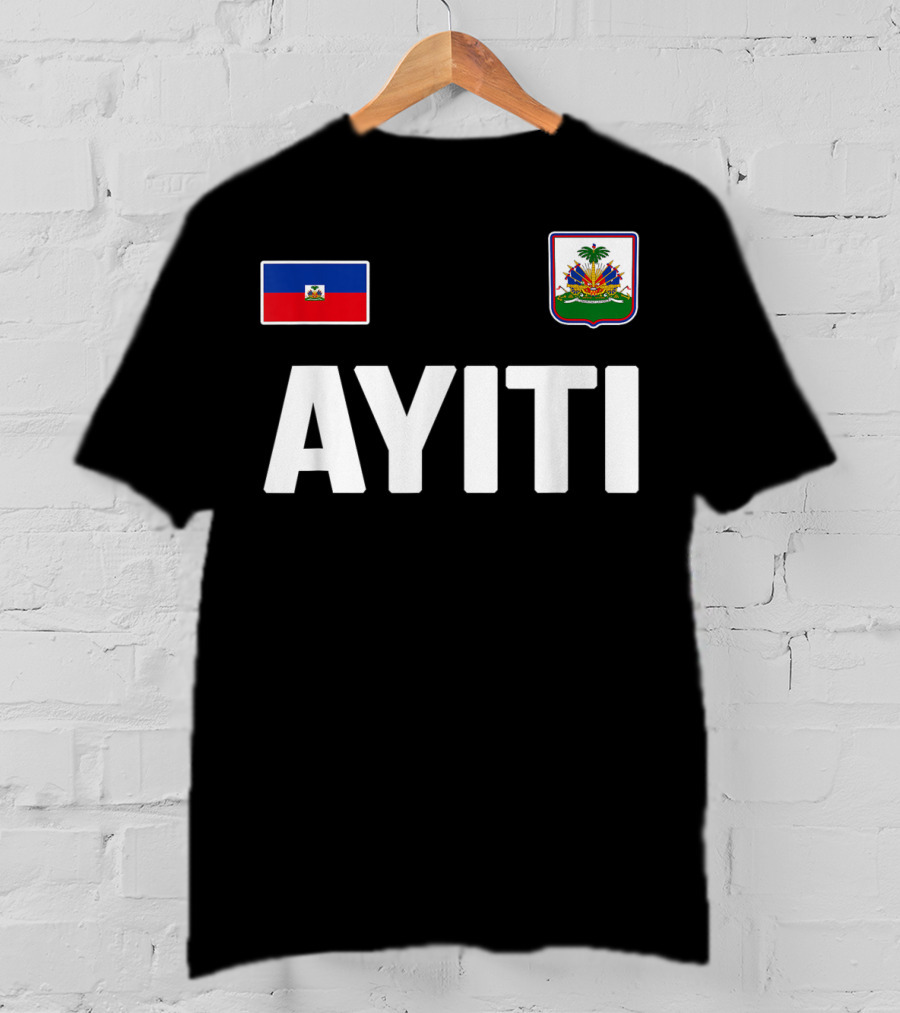 Ayiti Haiti Flag Souvenir Love Zoe Haitian Heritage T-Shirt