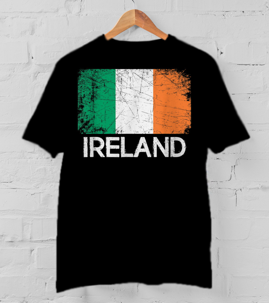 Ireland Flag Vintage T-Shirt