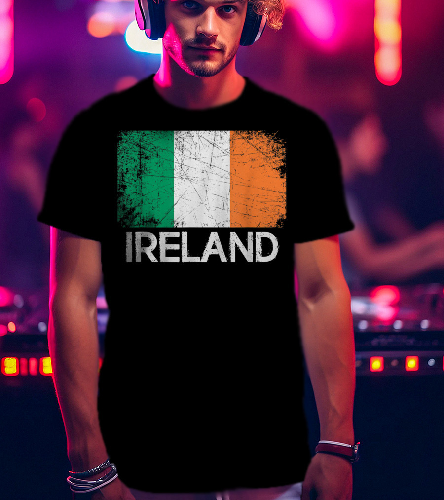 Ireland Flag Vintage T-Shirt