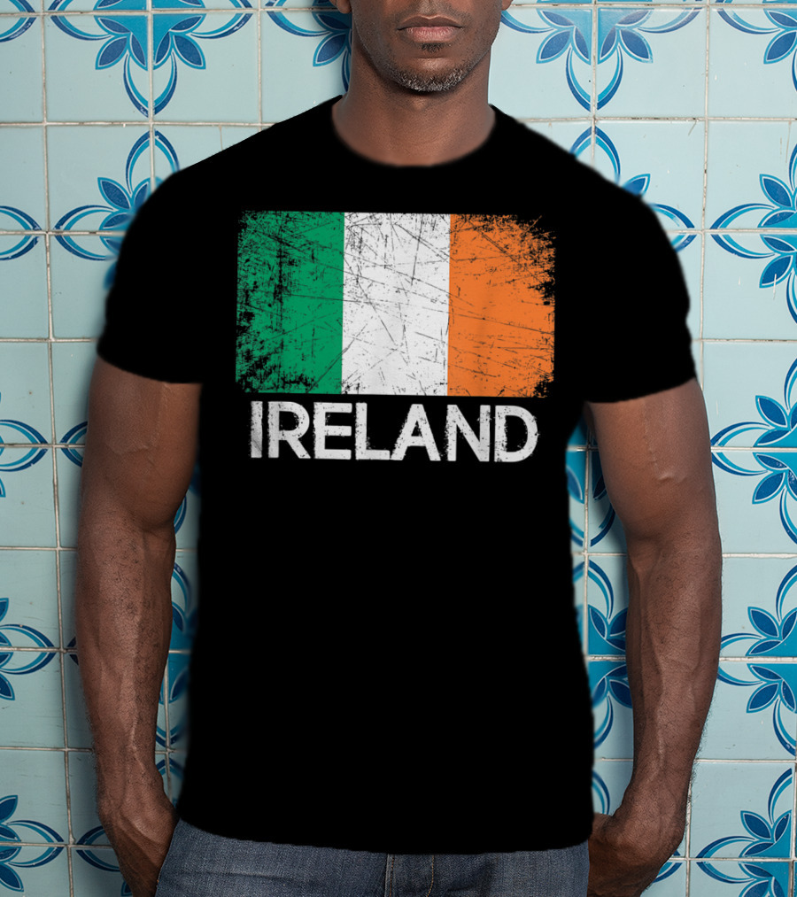 Ireland Flag Vintage T-Shirt