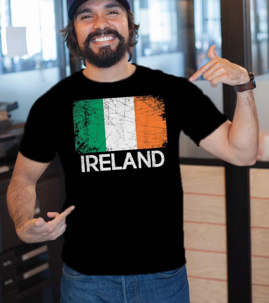 Ireland Flag Vintage T-Shirt