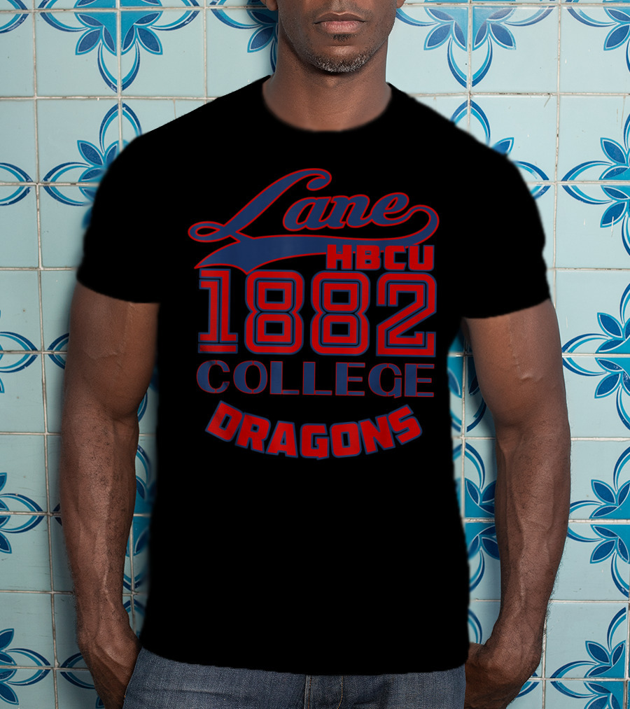 Lane HBCU 1882 College Dragons T-Shirt