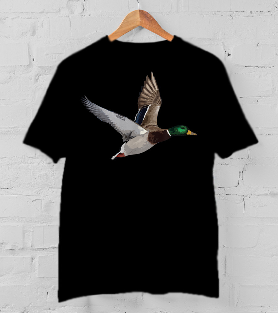 Lazy Drake Duck Committed Waterfowl Hunting T-Shirt