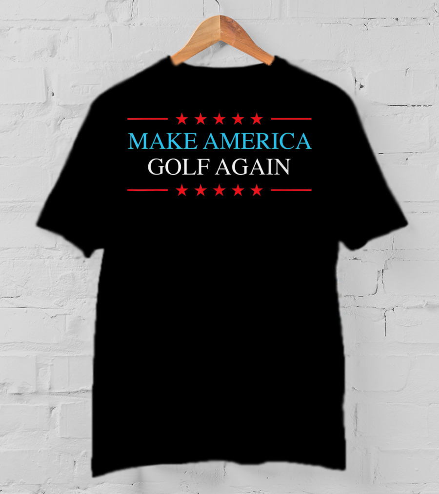 Make America Golf Again Patriotic Golf T-Shirt