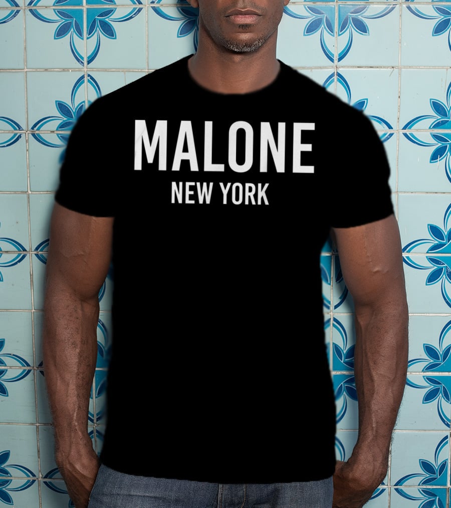 Malone New York NY USA Patriotic T-Shirt